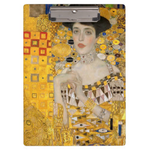 Gustav Klimt - Portrait von Adele Bloch-Bauer I Klemmbrett