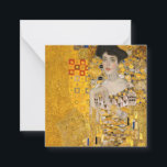 Gustav Klimt - Portrait von Adele Bloch-Bauer I Mitteilungskarte<br><div class="desc">Portrait von Adele Bloch-Bauer I - Gustav Klimt,  Oil on Leinwand,  1907</div>