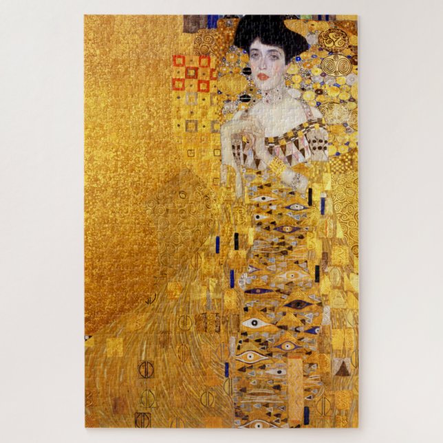 Gustav Klimt Portrait von Adele Bloch-Bauer I Puzzle (Vertikal)