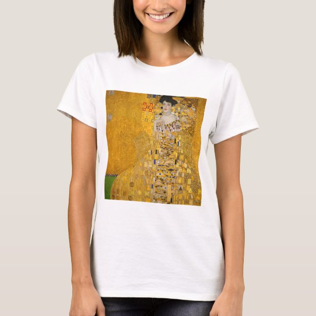 Gustav Klimt - Portrait von Adele Bloch-Bauer I T-Shirt (Vorderseite)