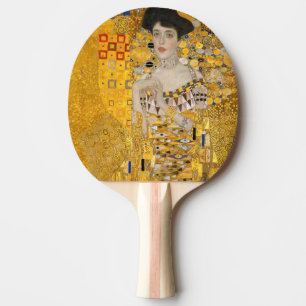 Gustav Klimt - Portrait von Adele Bloch-Bauer I Tischtennis Schläger