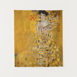 Gustav Klimt - Portrait von Adele Bloch-Bauer I Wandteppich