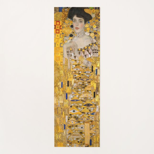 Gustav Klimt - Portrait von Adele Bloch-Bauer I Yogamatte (Vorderseite)