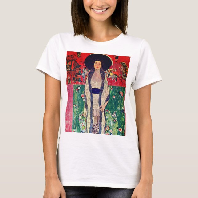 Gustav Klimt Portrait von Adele Bloch-Bauer II T-Shirt (Vorderseite)