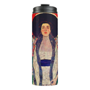 Gustav Klimt Portrait von Adele Bloch-Bauer II Thermosbecher
