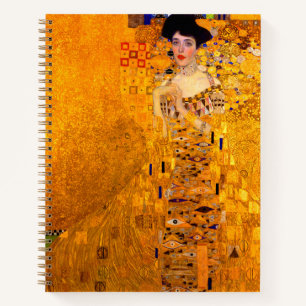 Gustav Klimt Portrait von Adele Bloch Bauer Notizbuch