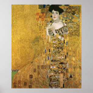 Gustav Klimt - Portrait von Adele Bloch Bauer Poster