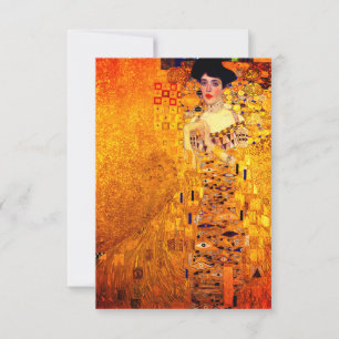 Gustav Klimt Portrait von Adele Bloch Bauer RSVP Karte