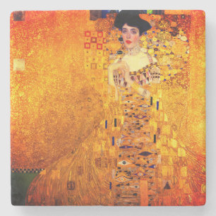 Gustav Klimt Portrait von Adele Bloch Bauer Steinuntersetzer