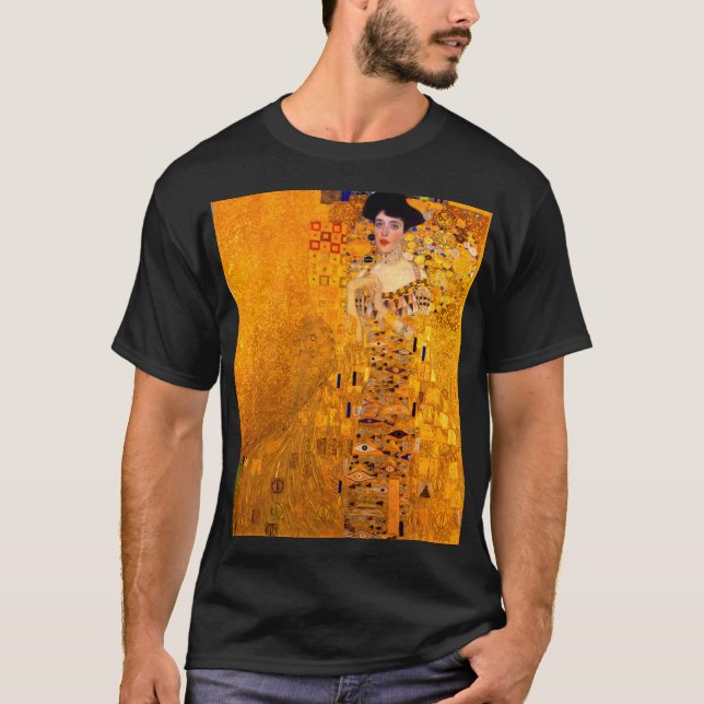 Gustav Klimt Portrait von Adele Bloch Bauer T-Shirt (Vorderseite)