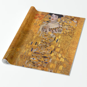 Gustav Klimt Portrait von Adele GalleryHD Vintage Geschenkpapier