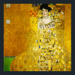 Gustav Klimt Portrait von Adele Poster<br><div class="desc">Gustav Klimt Portrait von Adele Bloch Bauer Poster. Gustav Klimt bleibt einer der bekanntesten Künstler der Jugendstil-Bewegung. Das Portrait von Adele Bloch Bauer ist eines seiner beliebtesten Gemälde. Das Gemälde, das Adele in einem schönen goldenen Steppkleid verziert, ist eines der teuersten in der Geschichte. Ein großartiges Geschenk für Klimts, Jugendstil...</div>