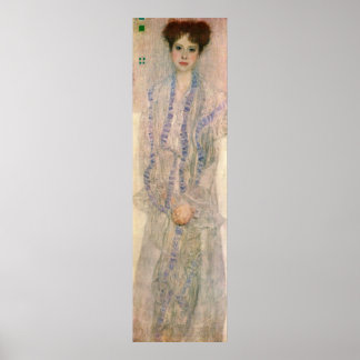 Gustav Klimt - Portrait von Gertha Felssovanyi Poster