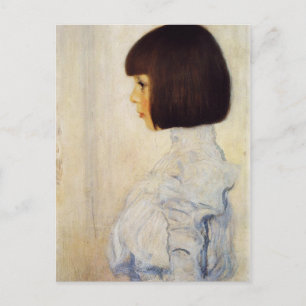 Gustav Klimt Portrait von Helene Klimt Postcard Postkarte