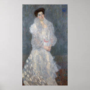 Gustav Klimt - Portrait von Hermine Gallia Poster
