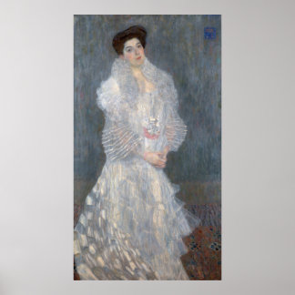 Gustav Klimt - Portrait von Hermine Gallia Poster