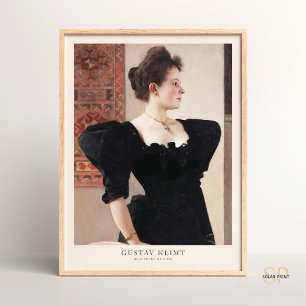 Gustav Klimt Portrait von Marie Breunig Malerei Poster