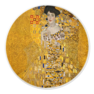 Gustav Klimt - Porträt der Adele Bloch-Bauer I Keramikknauf