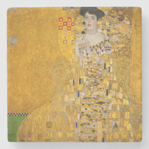 Gustav Klimt - Porträt der Adele Bloch-Bauer I Steinuntersetzer