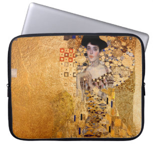 Gustav Klimt Porträt von Adel Bloch Bauer 1907 Laptopschutzhülle