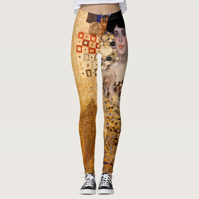 Gustav Klimt Porträt von Adel Bloch Bauer 1907 Leggings (Vorderseite)