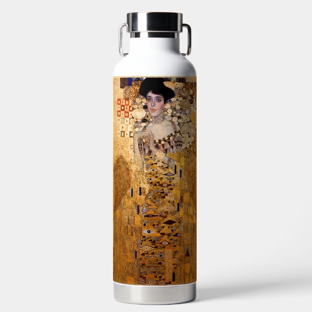 Gustav Klimt Porträt von Adel Bloch Bauer 1907 Trinkflasche (Vorderseite)