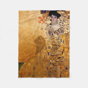 Gustav Klimt-Porträt von Adele Bloch-Bauer 1907 Fleecedecke