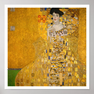 Gustav Klimt - Porträt von Adele Bloch-Bauer I Poster