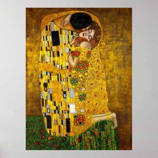 Gustav Klimt Poster - der Kuss