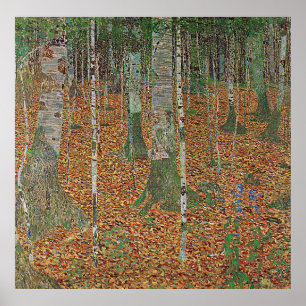 Gustav Klimt Poster ~ Der Wald