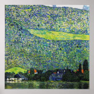 Gustav Klimt Poster ~ Unterach am Attersee
