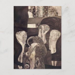 Gustav Klimt - Rechtswissenschaften (letzter Staat Postkarte
