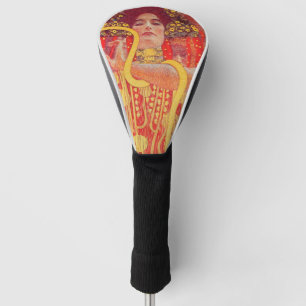 Gustav Klimt Red Woman Gold Schlangen Malerei Golf Headcover