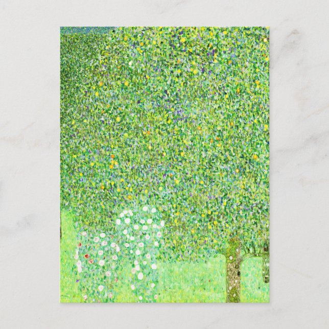 Gustav Klimt, Rose unter den Bäumen Postkarte (Vorderseite)