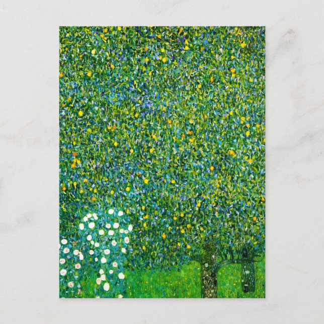 Gustav Klimt Rose unter der Birnbaum-Postkarte Postkarte (Vorderseite)