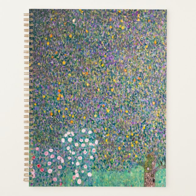 Gustav Klimt - Rosenbüsche unter den Bäumen Planer (Vorderseite)