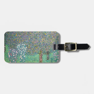 Gustav Klimt - Rosensträucher unter den Bäumen Gepäckanhänger