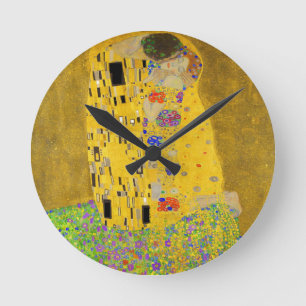 Gustav Klimt Runde Wanduhr