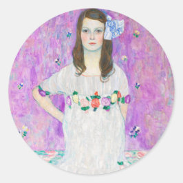 GUSTAV KLIMT RUNDUMSCHLAG AUFKLEBER "MADA PRIMAVES