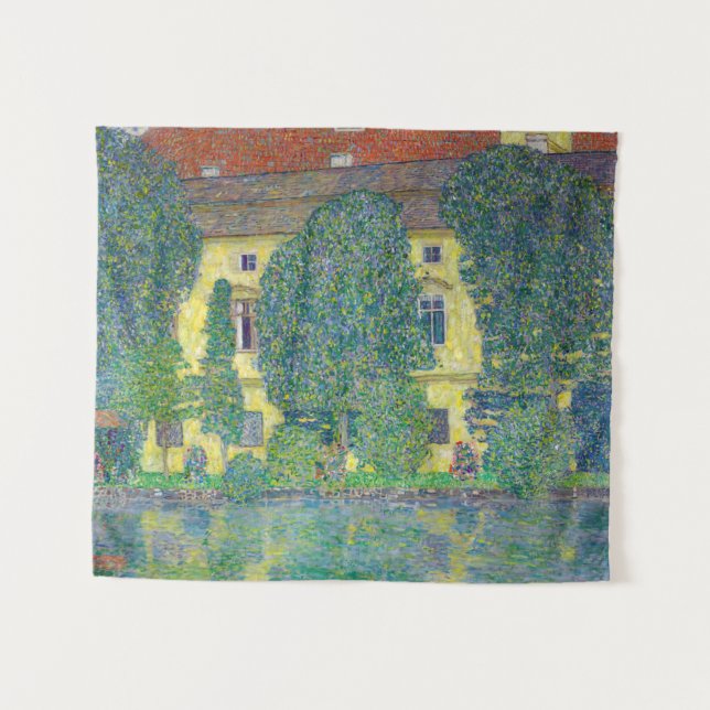 Gustav Klimt - Schloss Kammer am Attersee III Wandteppich (Vorderseite (Horizontal))