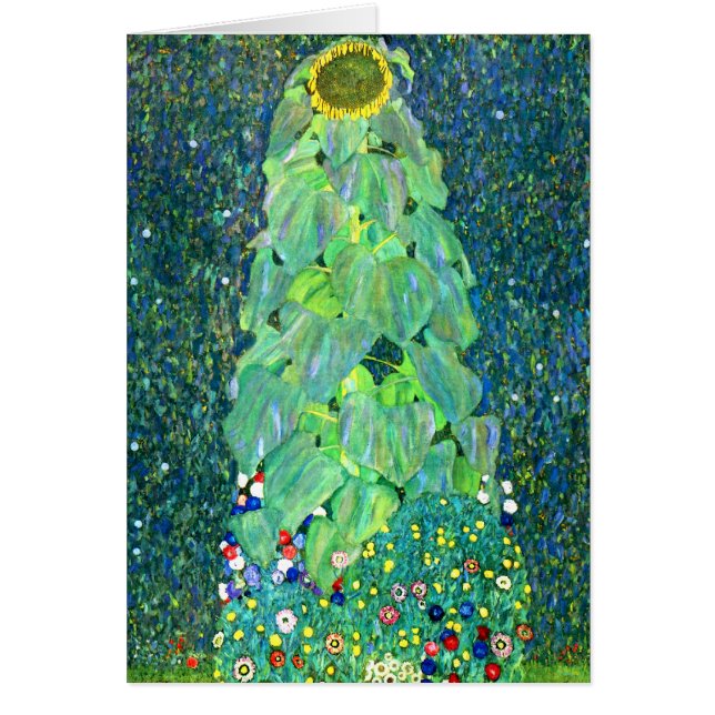 Gustav Klimt: Sonnenblume (Vorne)