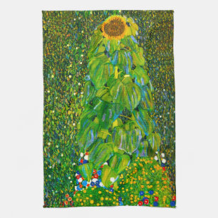 Gustav Klimt Sonnenblume Küchentuch