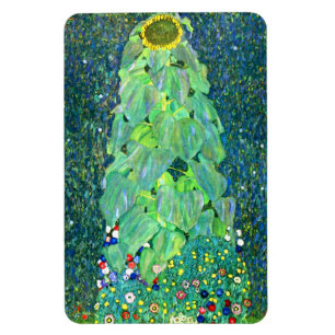 Gustav Klimt: Sonnenblume Magnet