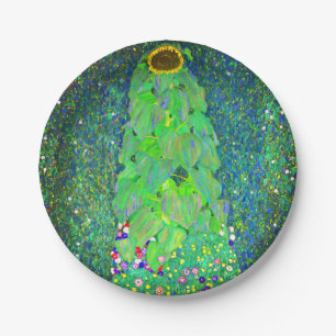 Gustav Klimt Sonnenblume Pappteller