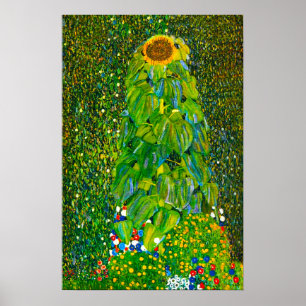 Gustav Klimt Sonnenblume Poster