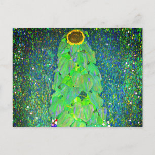 Gustav Klimt Sonnenblume Postkarte