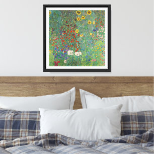 Gustav Klimt Sonnenblumengarten Leinwand