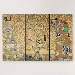 Gustav Klimt - Stoclet-Fries Baum des Lebens Puzzle