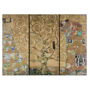 Gustav Klimt - Stoclet-Fries Baum des Lebens Schneidebrett