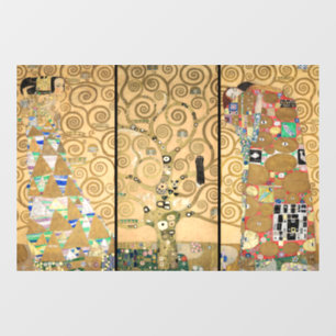 Gustav Klimt - Stoclet Frieze Tree of Life Fensteraufkleber